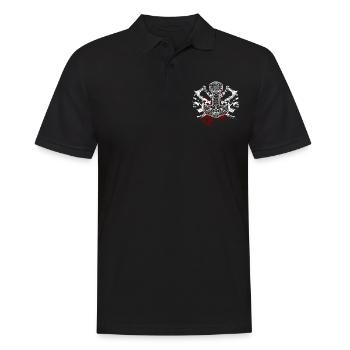 Mjölnir, Marteau de Thor, Crânes, Vikings - Polo Homme - noir - Devant - Kai (181cm)