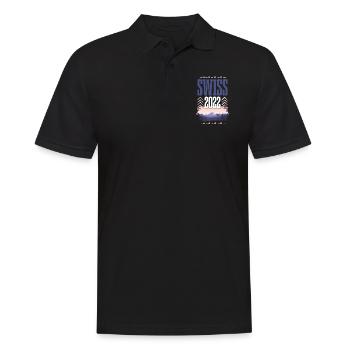 Swiss 2022 - Männer Poloshirt - Schwarz - Vorne - Kai (181cm)