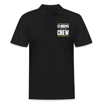 Climbing Crew - Men's Polo Shirt - black - Front - Kai (181cm)