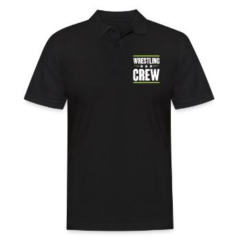 Wrestling Crew - Männer Poloshirt - Schwarz - Vorne - Kai (181cm)