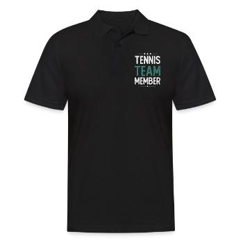 Équipe de tennis - Polo Homme - noir - Devant - Kai (181cm)