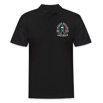 Junggesellenabschied 2023 Jga Bräutigam - Männer Poloshirt - Schwarz - Vorne - Kai (181cm)