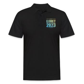 Lloret De Mar 2023 - Männer Poloshirt - Schwarz - Vorne - Kai (181cm)