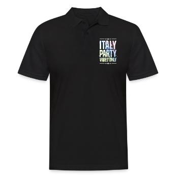 Italien Party Vibes - Männer Poloshirt - Schwarz - Vorne - Kai (181cm)