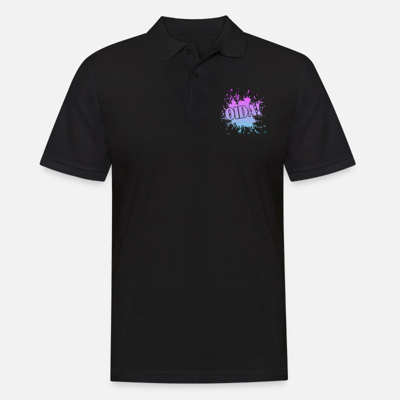 OIda - Männer Poloshirt - Schwarz