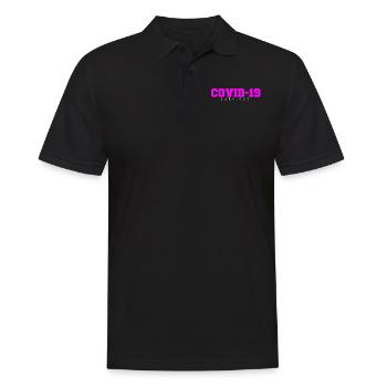 survivant du virus corona - Polo Homme - noir - Devant - Kai (181cm)