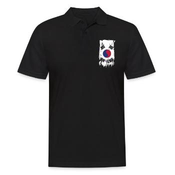 South Korea South Korea South Korea - Men's Polo Shirt - black - Front - Kai (181cm)