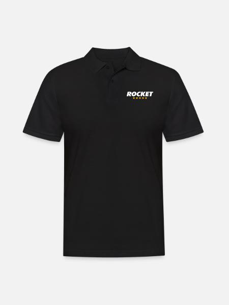 ROCKET ROCKET - Polo Homme - noir