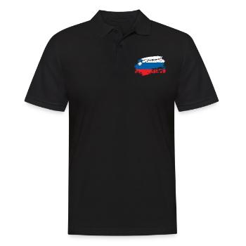 slovénie slovénie - Polo Homme - noir - Devant - Kai (181cm)