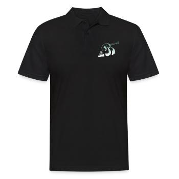 Fahrrad Bmx Mtb Biken - Männer Poloshirt - Schwarz - Vorne - Kai (181cm)