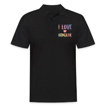 J’adore Bangkok - Polo Homme - noir - Devant - Kai (181cm)