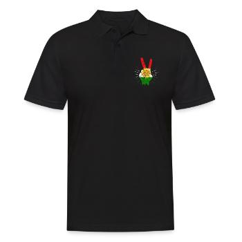 Biji Kurdistan chest - Men's Polo Shirt - black - Front - Kai (181cm)
