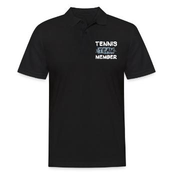 Équipe de tennis - Polo Homme - noir - Devant - Kai (181cm)