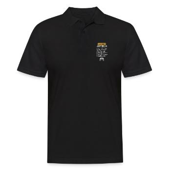 Avertissement Dirt Vehicle Rules Amoureux des Wrangler - Polo Homme - noir - Devant - Kai (181cm)