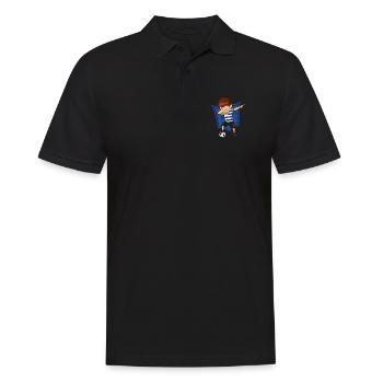 Football Dab Uruguay Uruguayen Footballer Dabbing - Polo Homme - noir - Devant - Kai (181cm)