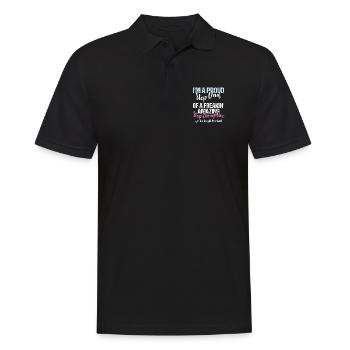 Stepdad I'm A Proud Step Dad Of Amazing Step - Men's Polo Shirt - black - Front - Kai (181cm)