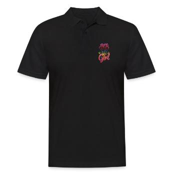 Cadeau d'anniversaire pour les femmes nées dans le classique des années 80 - Polo Homme - noir - Devant - Kai (181cm)
