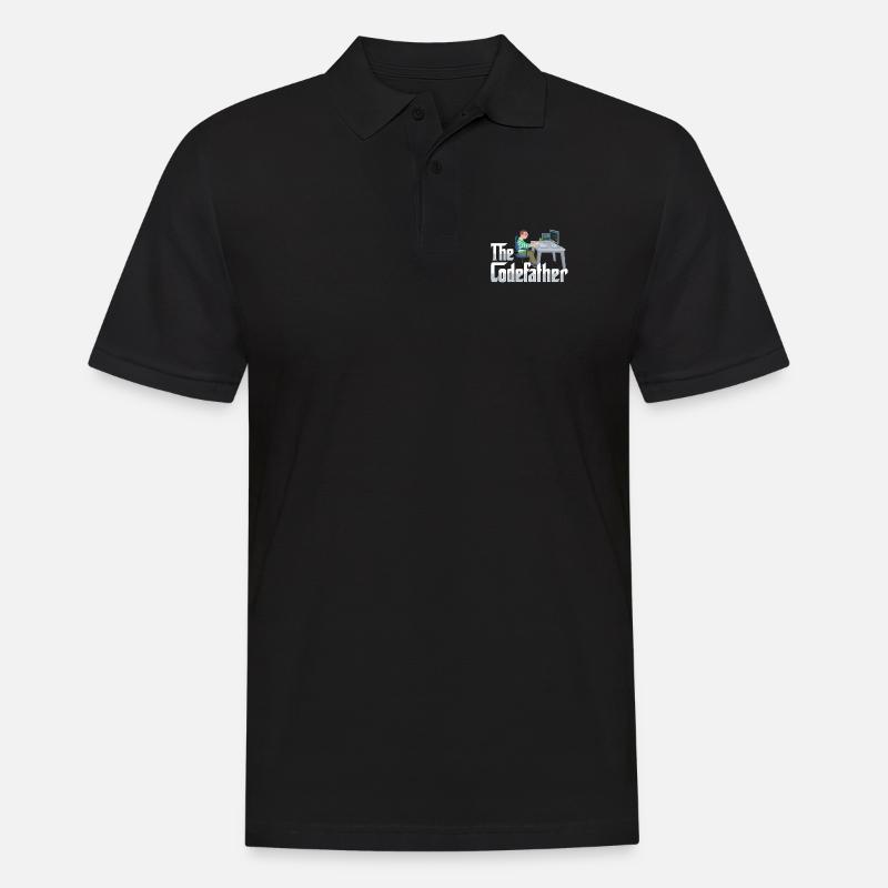 Funny IT Department Software Developer Computer - Polo Homme - noir