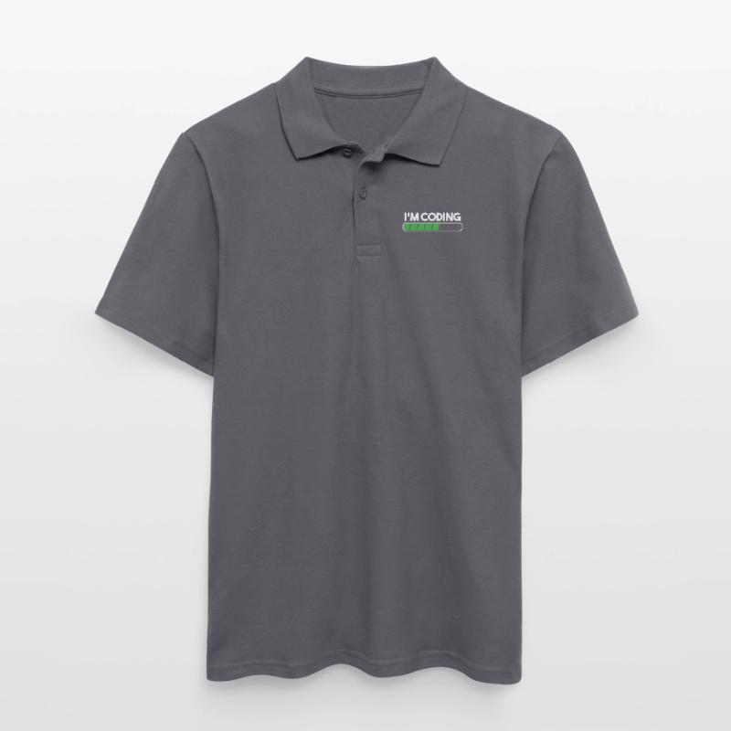 Coding Coder Programming Programmer Entwickler Geschenk Männer Poloshirt