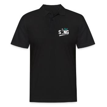 Just Sing Choir Singer Musician Singing Music Gift - Polo Homme - noir - Devant - Kai (181cm)