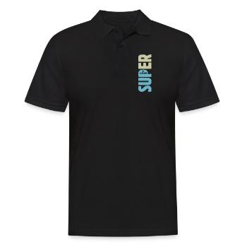 SUPER, Stand up paddling, SUP - Men's Polo Shirt - black - Front - Kai (181cm)