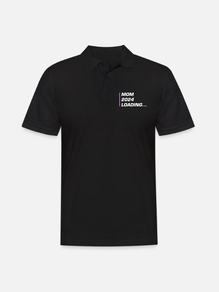 Mama 2024 Loading Mom - Men's Polo Shirt - black