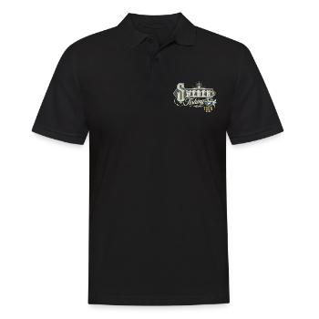 Sweden 2025 Fishing Angler Fishing Trip - Men's Polo Shirt - black - Front - Kai (181cm)