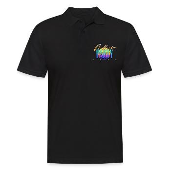 Mallorca Party Crew - Männer Poloshirt - Schwarz - Vorne - Kai (181cm)