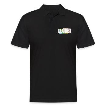 Lloret De Mar - Männer Poloshirt - Schwarz - Vorne - Kai (181cm)