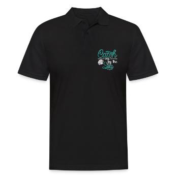 Freitaucher Apnoe Tauchen Freitauchen Geschenk - Männer Poloshirt - Schwarz - Vorne - Kai (181cm)