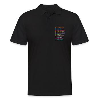 Pharmacy Pharmacy Technician Technician Gift - Men's Polo Shirt - black - Front - Kai (181cm)