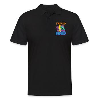 Années 80 - Polo Homme - noir - Devant - Kai (181cm)