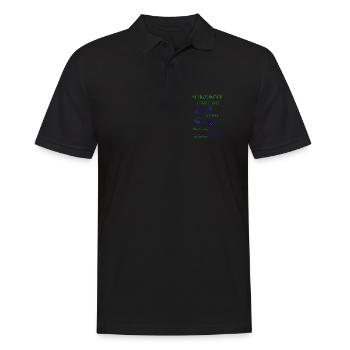 Artisan coffee and beer - Men's Polo Shirt - black - Front - Kai (181cm)