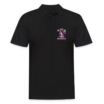 Altenpflegerin 32 Geburtstag Altenpflege Spruch - Männer Poloshirt - Schwarz - Vorne - Kai (181cm)