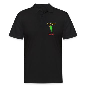 L’original, c’est moi - Polo Homme - noir - Devant - Kai (181cm)