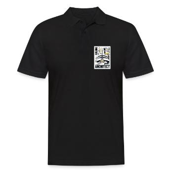 Architect - Polo Homme - noir - Devant - Kai (181cm)
