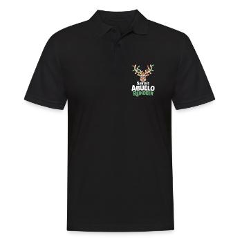Santa's Abuelo Reindeer - Men's Polo Shirt - black - Front - Kai (181cm)