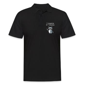 6-7 Refroidisseur de mèmes Internet 6 7 Raton laveur - Polo Homme - noir - Devant - Kai (181cm)