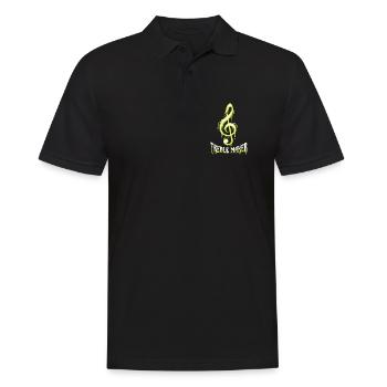 Treble Maker Musique drôle Musicien de jeux de mots - Polo Homme - noir - Devant - Kai (181cm)