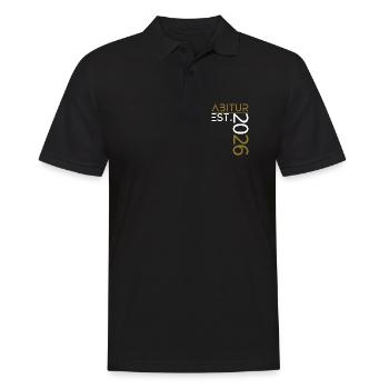 Abitur 2026 - Polo Homme - noir - Devant - Kai (181cm)