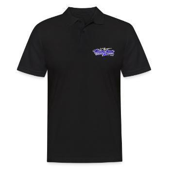 München - Männer Poloshirt - Schwarz - Vorne - Kai (181cm)