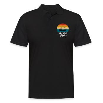 Reel Cool Mutter Fishing Gifts - Männer Poloshirt - Schwarz - Vorne - Kai (181cm)