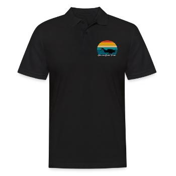 Turks and Caicos Islands Scuba Diving Gift - Men's Polo Shirt - black - Front - Kai (181cm)
