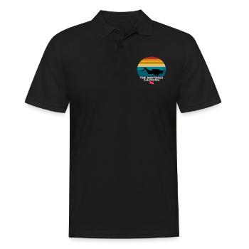 The Brothers US Island Diving - Männer Poloshirt - Schwarz - Vorne - Kai (181cm)