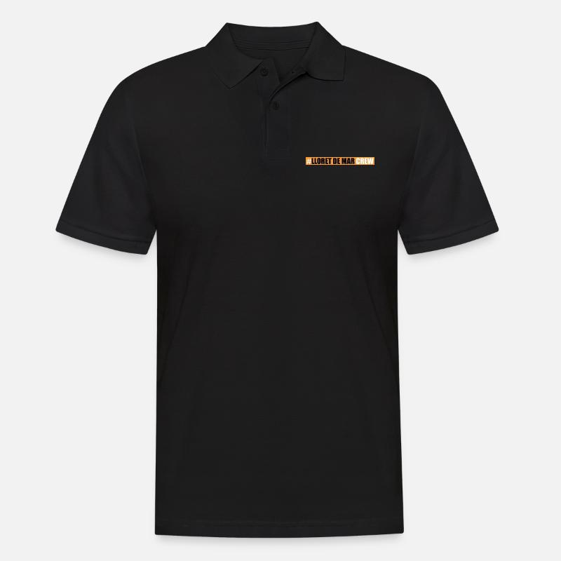 Lloret De Mar Crew - Männer Poloshirt - Schwarz