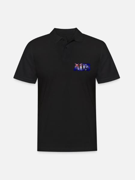 FROM Australia - Men's Polo Shirt - black