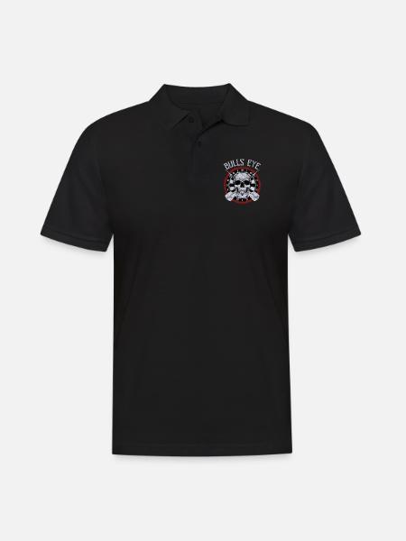 Dart bullseye - Men's Polo Shirt - black