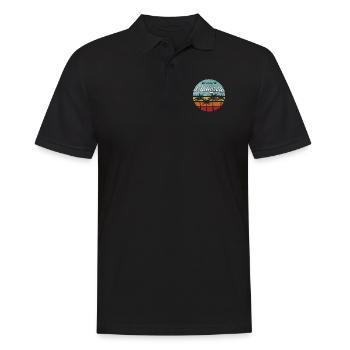 Mallorca Spanien - Männer Poloshirt - Schwarz - Vorne - Kai (181cm)