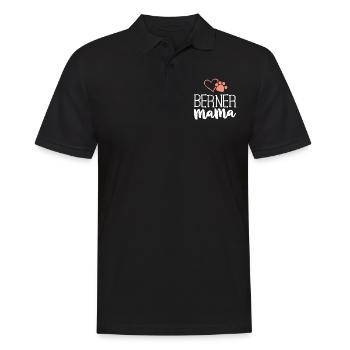 Berner Mama Shirt Bernese Mountain Dog Gifts Mom - Men's Polo Shirt - black - Front - Kai (181cm)