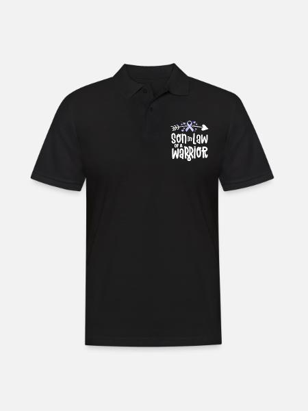 Gendre d’un guerrier - Polo Homme - noir